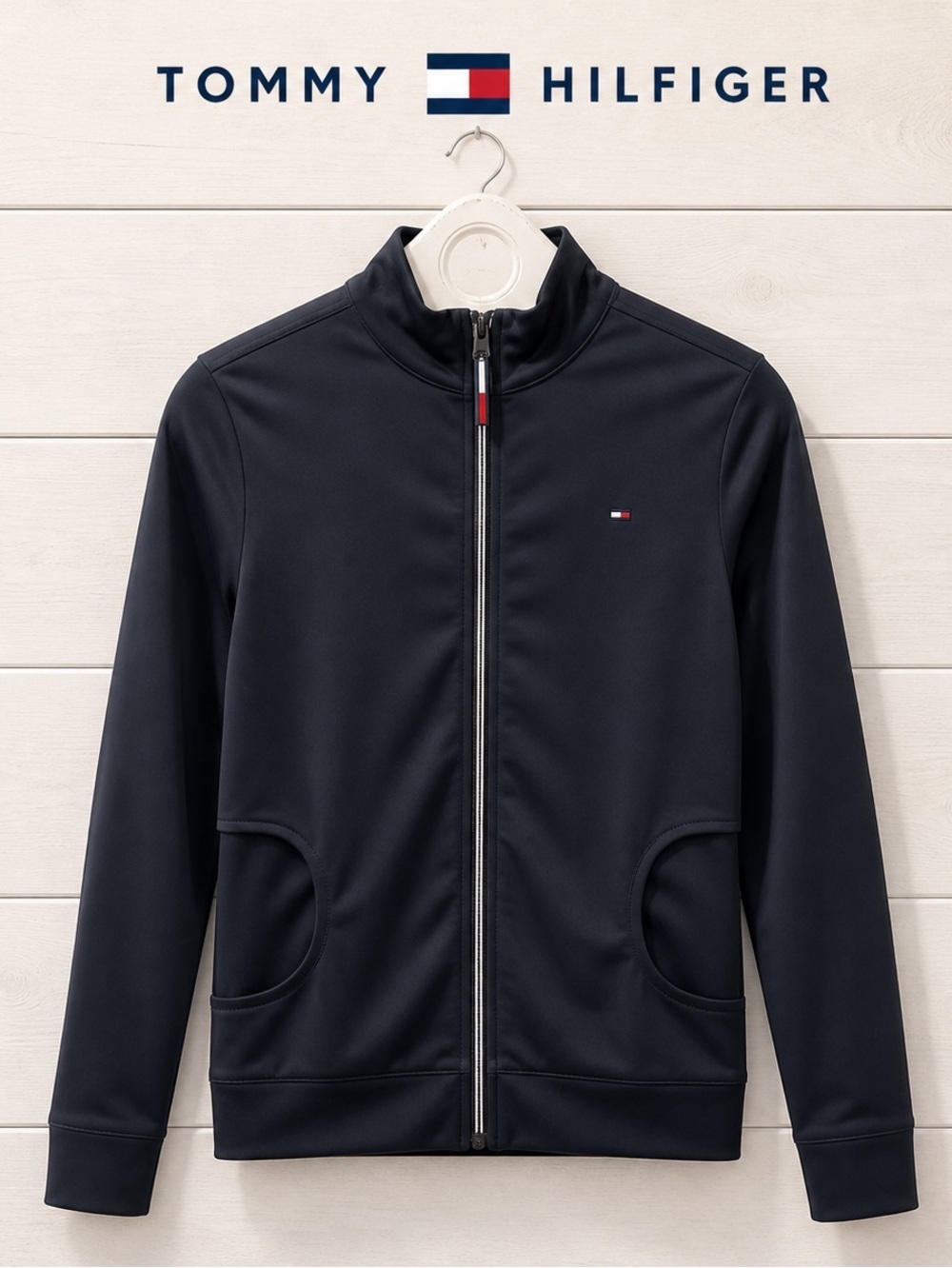 TOMMY HILFIGER Yoga Full-Zip Jacket – Size S